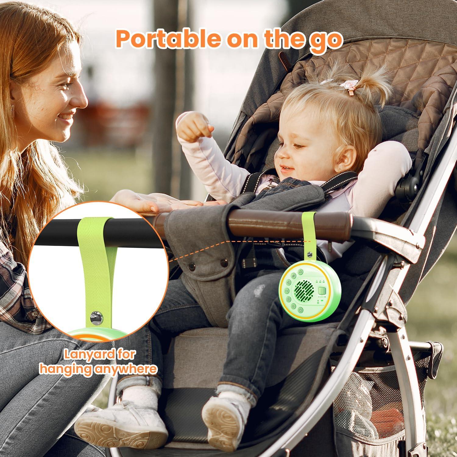 Máquina de Ruido Blanco Portátil Lemnoi SU7 con 22 Sonidos