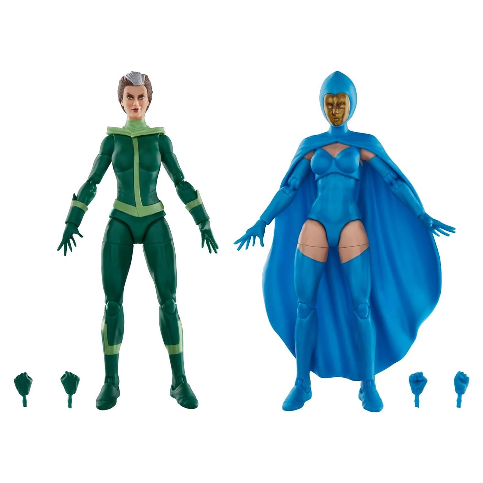 Figuras de Acción Marvel Legends Rogue y Destiny 15 cm