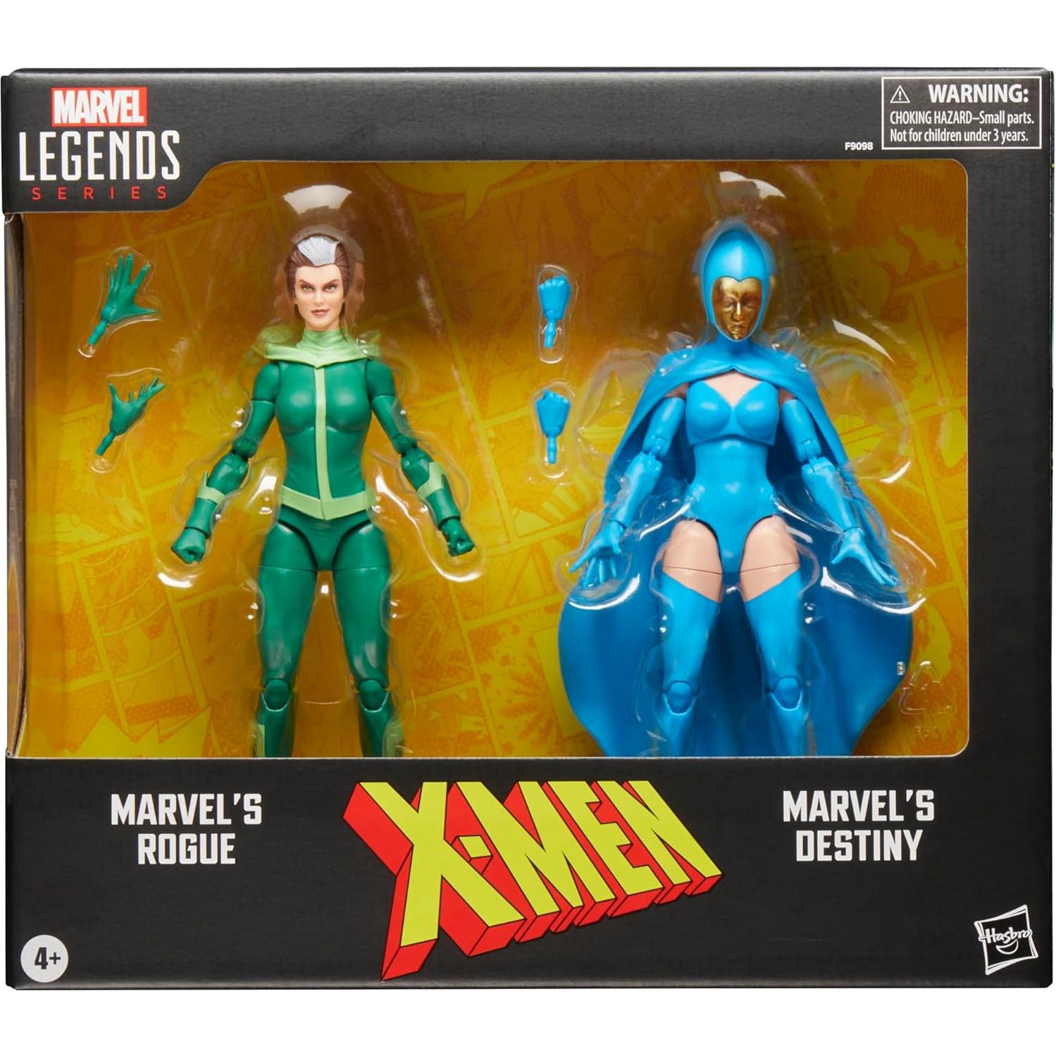Figuras de Acción Marvel Legends Rogue y Destiny 15 cm