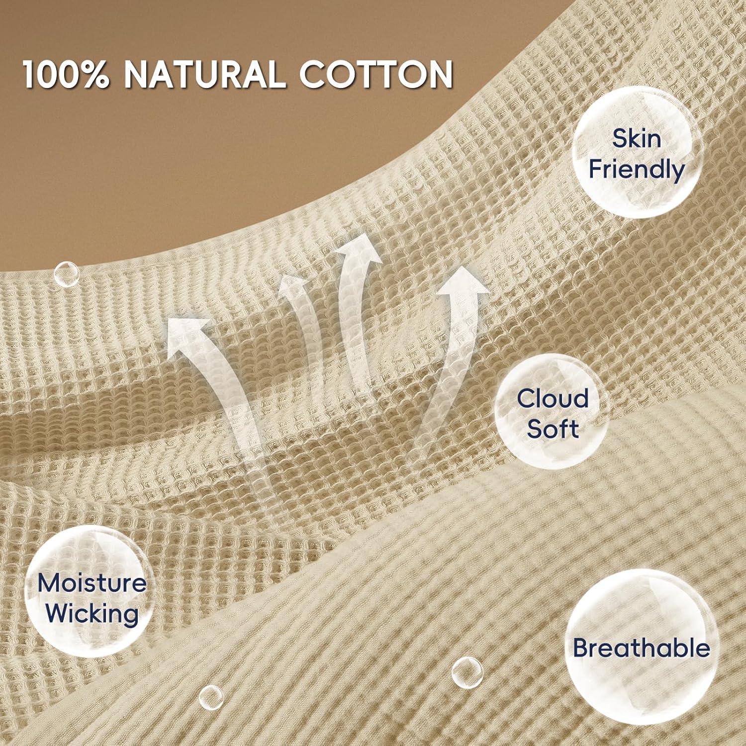 Manta King PHF 100% Algodón Reversible Suave 264x229 cm