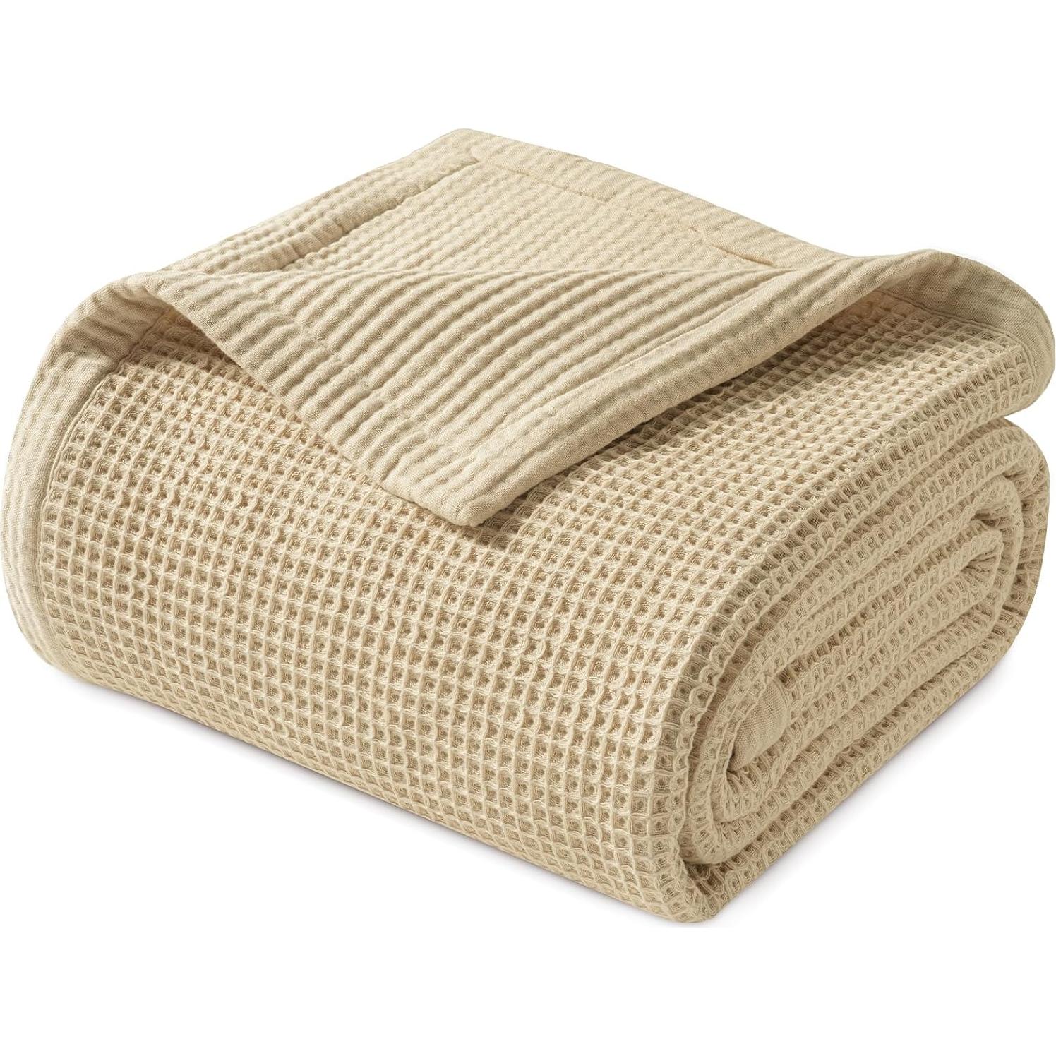 Manta King PHF 100% Algodón Reversible Suave 264x229 cm