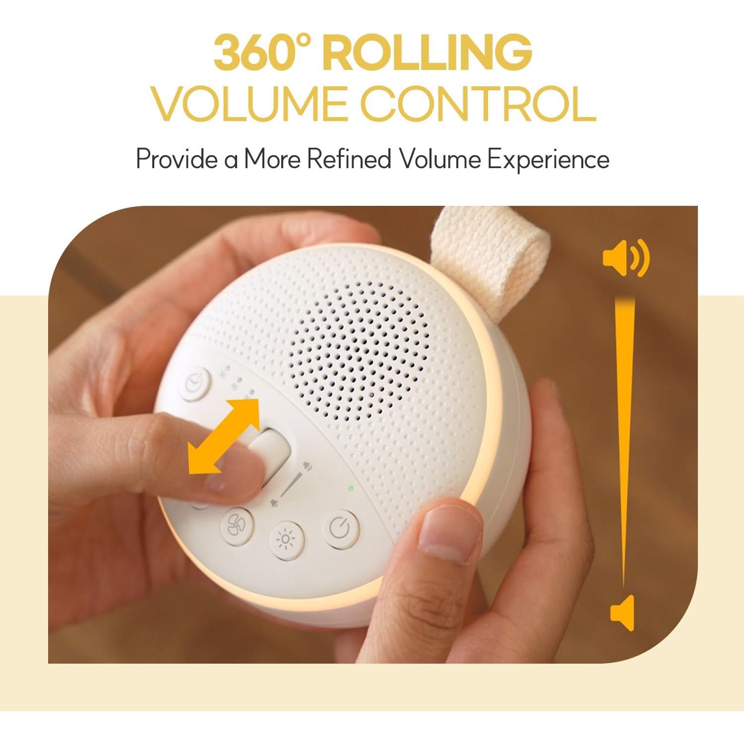 Máquina de Ruido Blanco HuBDIC HubiCare con 21 Sonidos