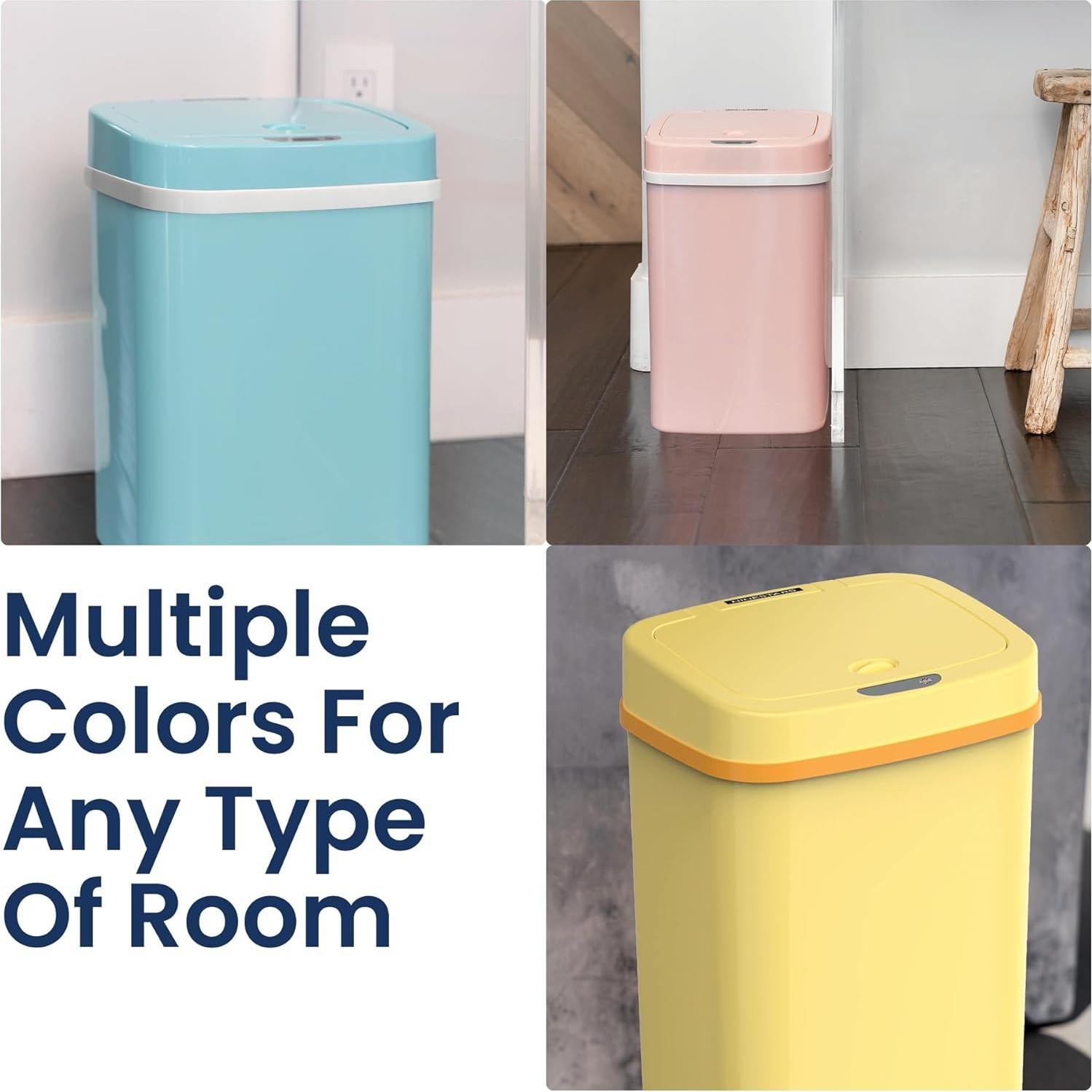 Basurero Automático Ninestars NPT-16-1BL 16L con Sensor Azul