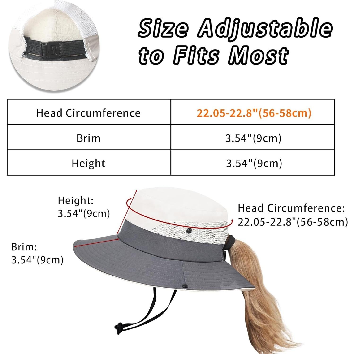 Sombrero de Cubo PFFY UV 50+ para Hombre y Mujer - Rosa/Gris