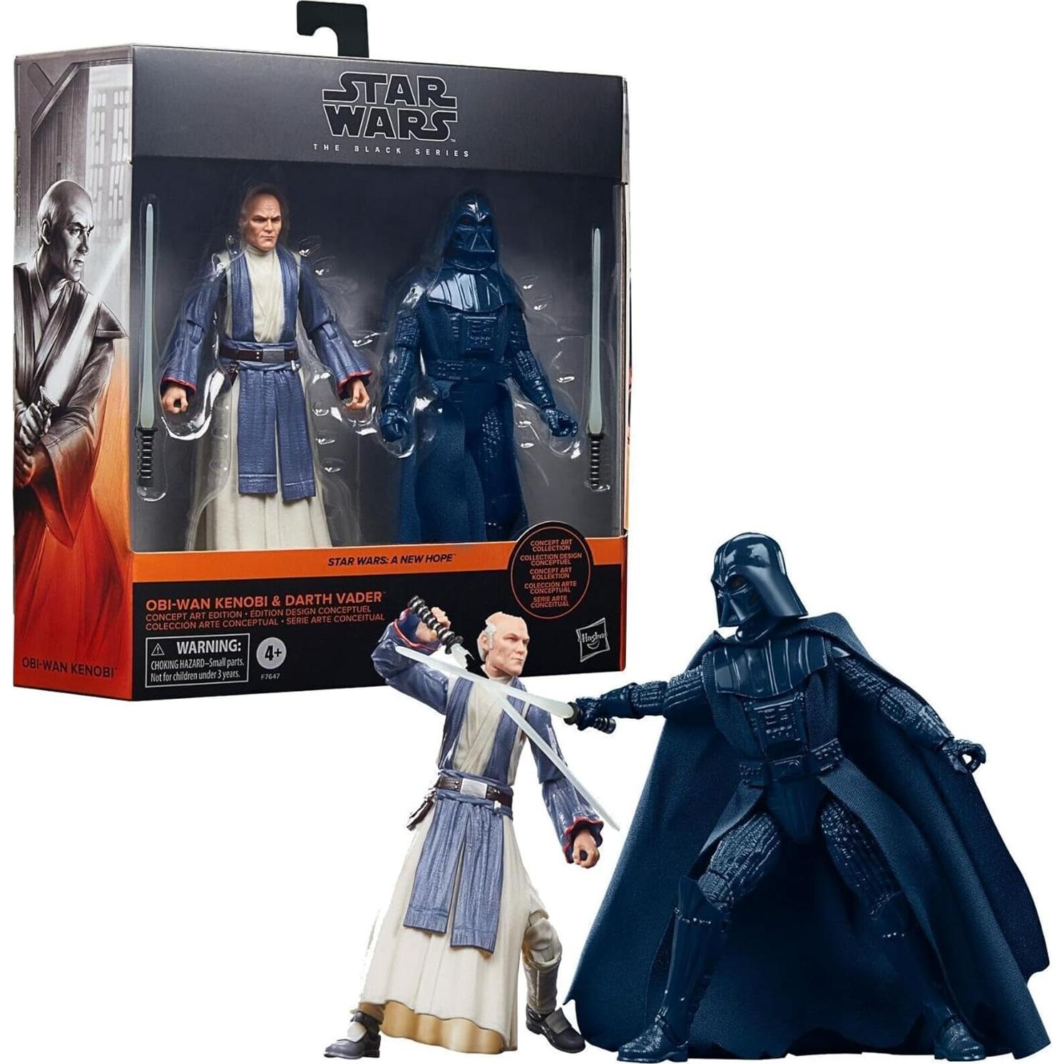 Figuras Star Wars Hasbro 15 cm Obi-Wan y Darth Vader