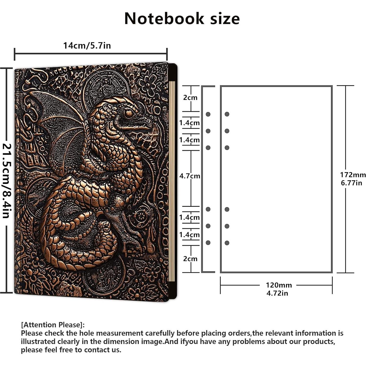 Cuaderno DND Ancient Deer 400 Páginas Cuero Sintético