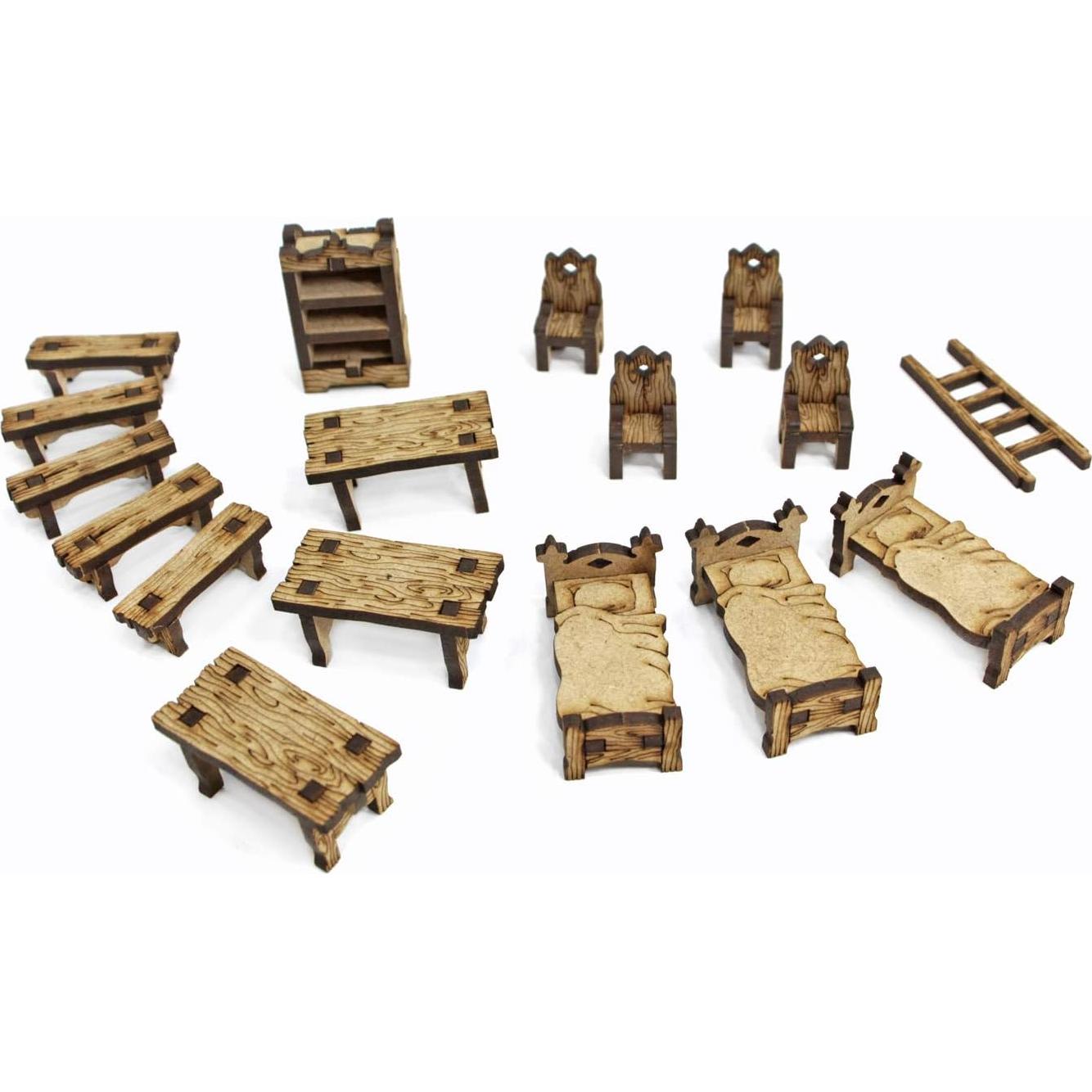 Terreno de Taberna TowerRex DND 28mm - Miniatura para Juegos