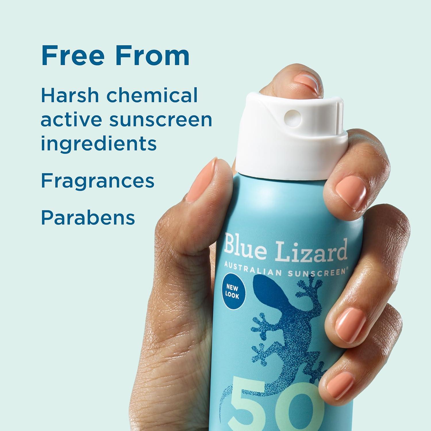 Spray Solar Mineral SPF 50 Blue Lizard 148 ml Piel Sensible