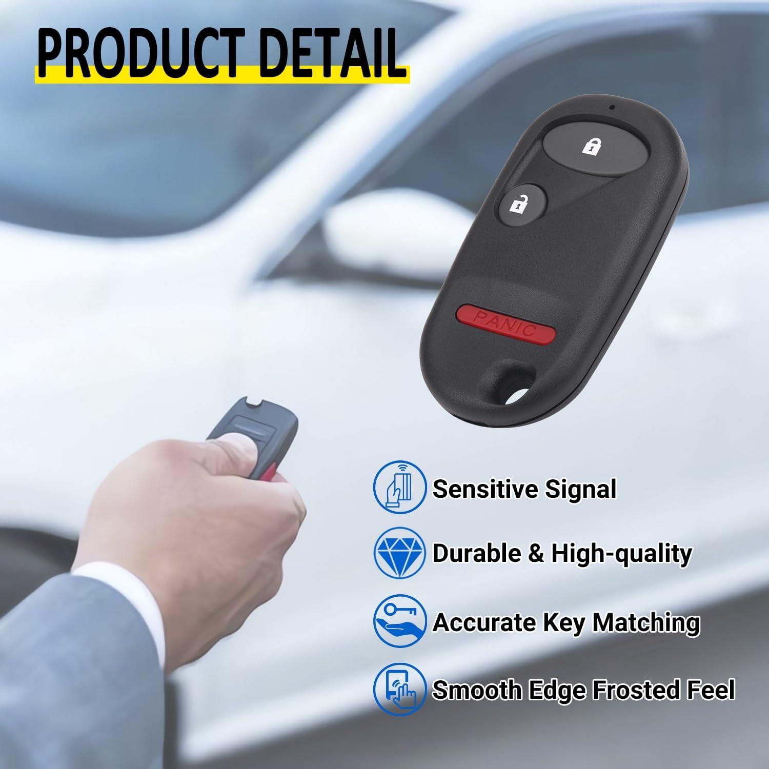 Control Remoto Honda Civic 2001-2005 y Pilot 2003-2007 Vurkcy