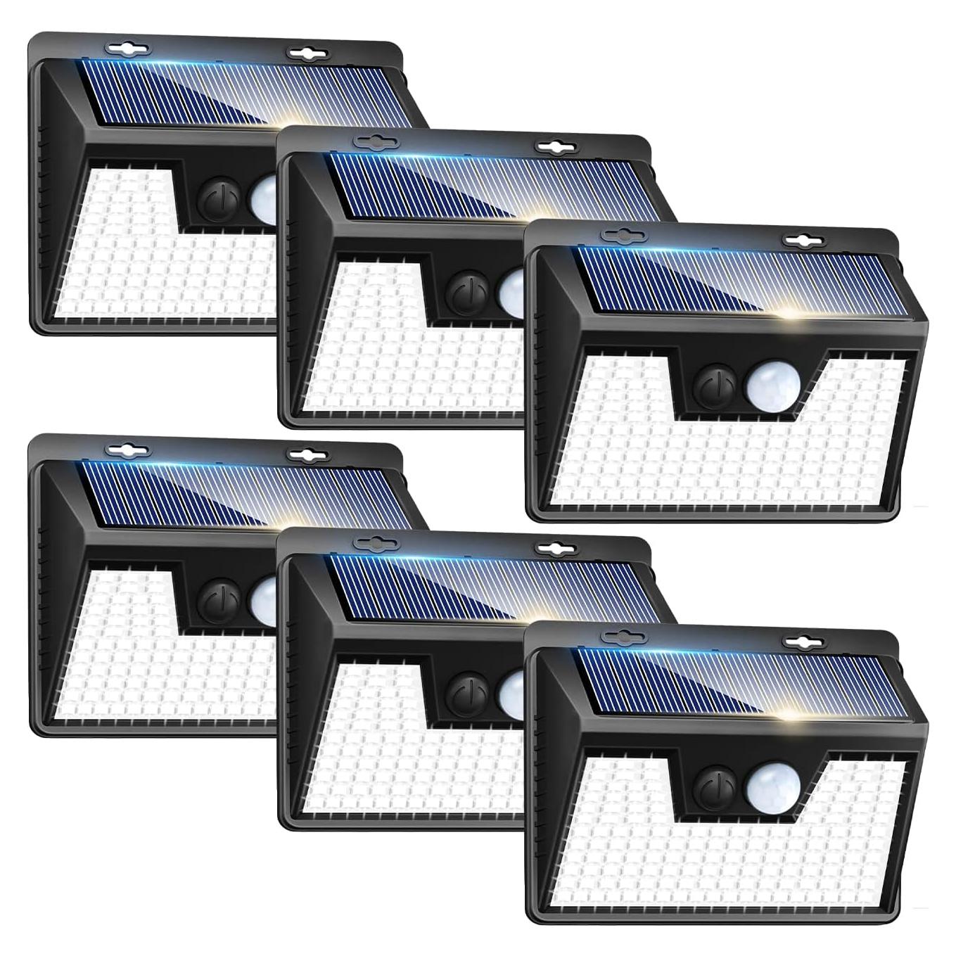 Luces Solares Peasur con Sensor de Movimiento, 140 LED