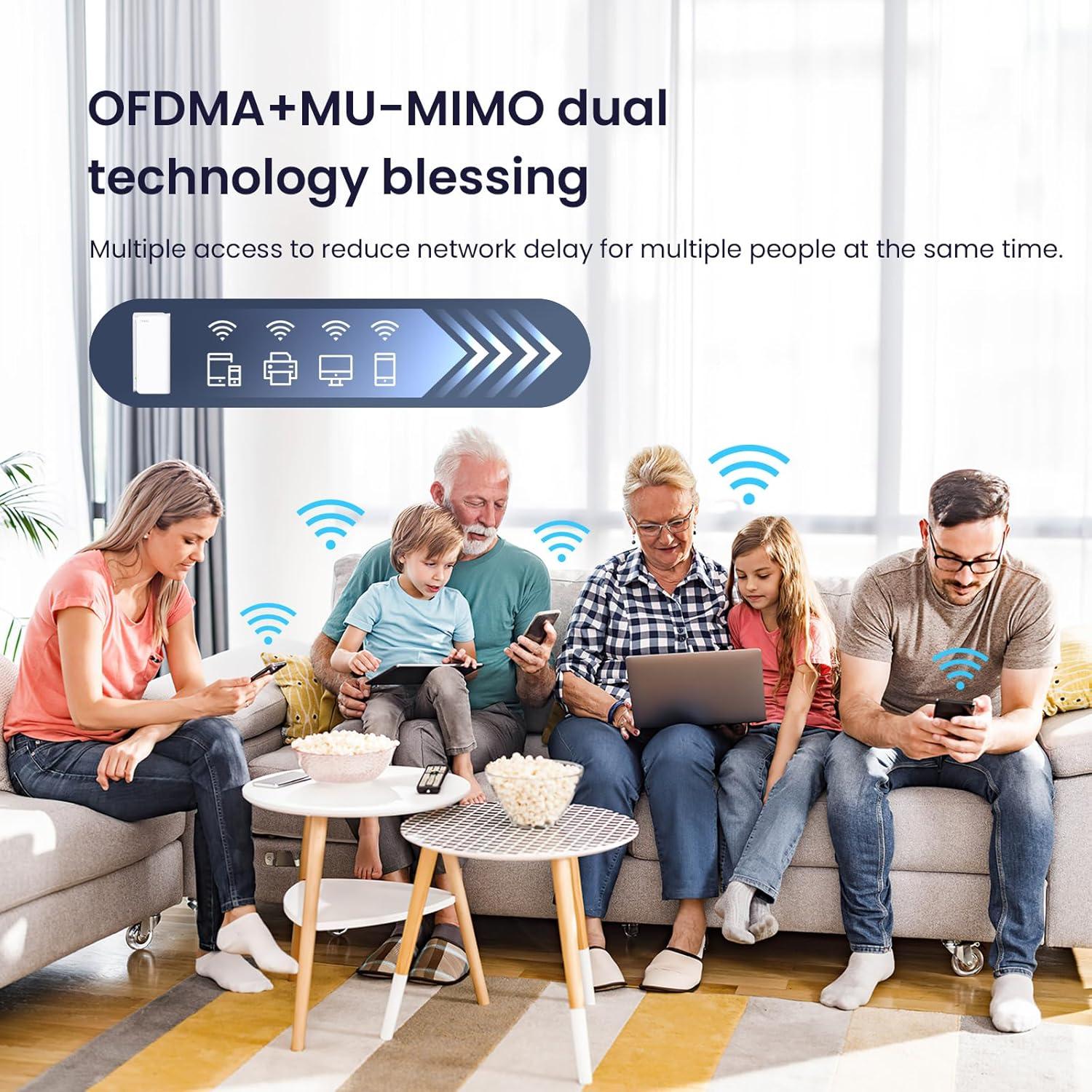 Sistema Mesh WiFi 6 Tenda Nova MX15 Pro - 520 m² Cobertura