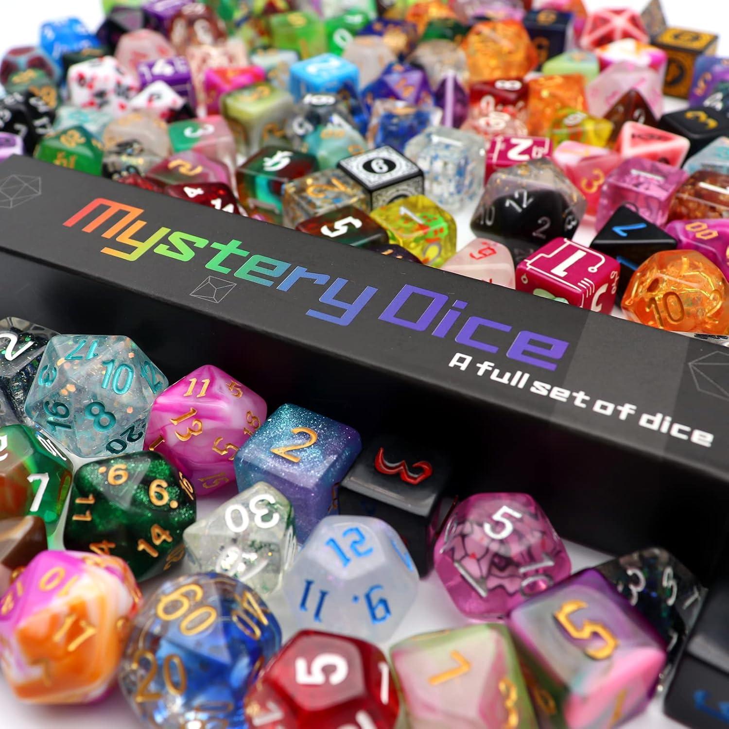 Conjunto de Dados Poliedricos Haxtec - 5 Sets Aleatorios D&D