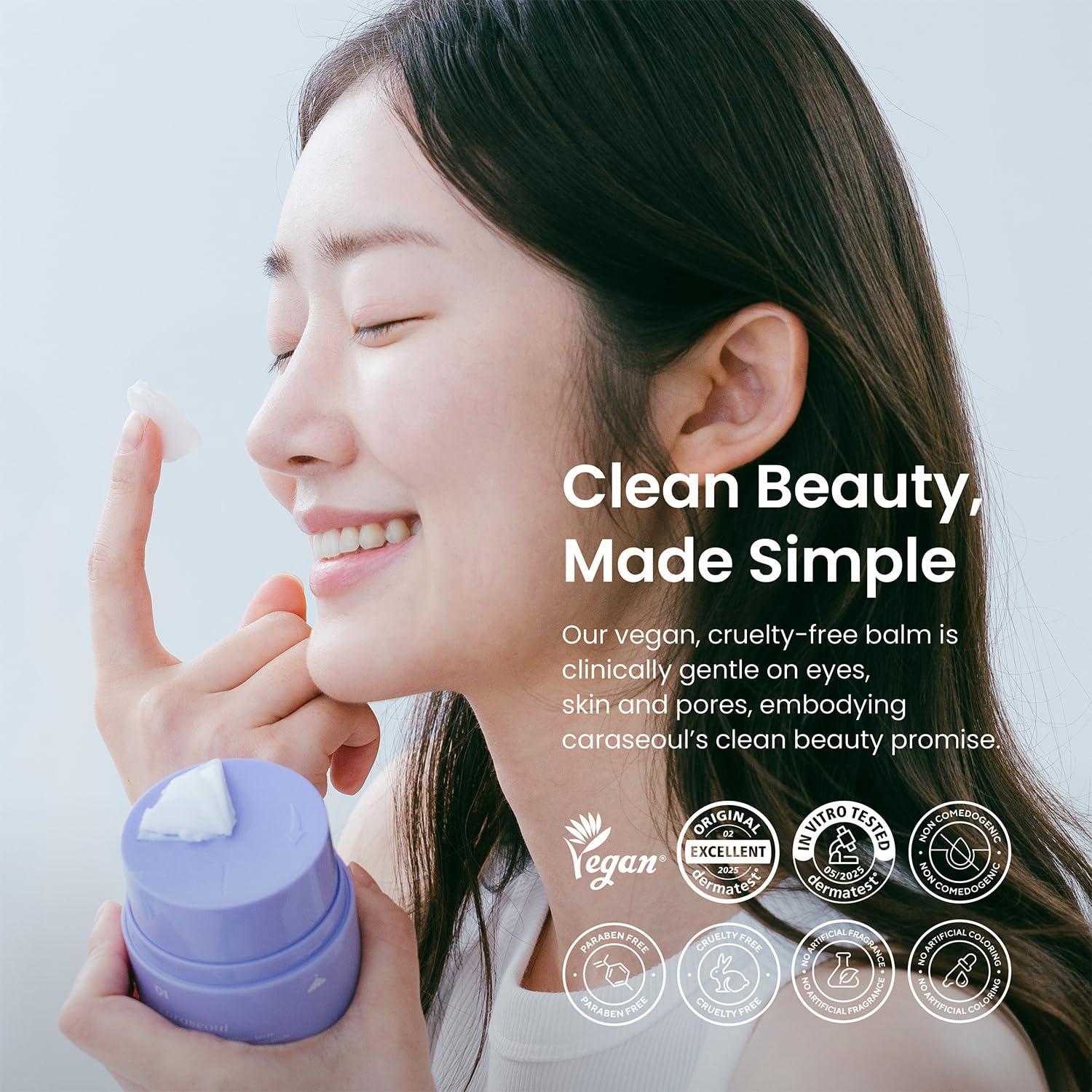 Bálsamo Limpiador Suave Caraseoul 50ml - Vegano, Sin Grasa