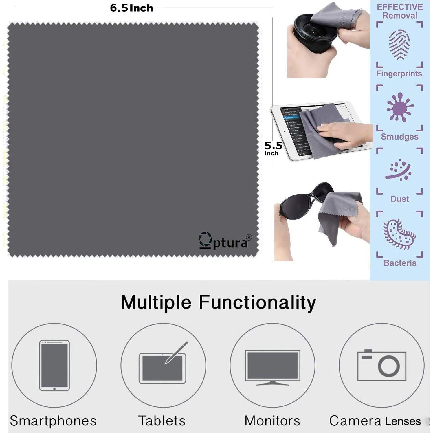 Kit de Limpieza Profesional OPTURA HD para Cámaras y Electrónica