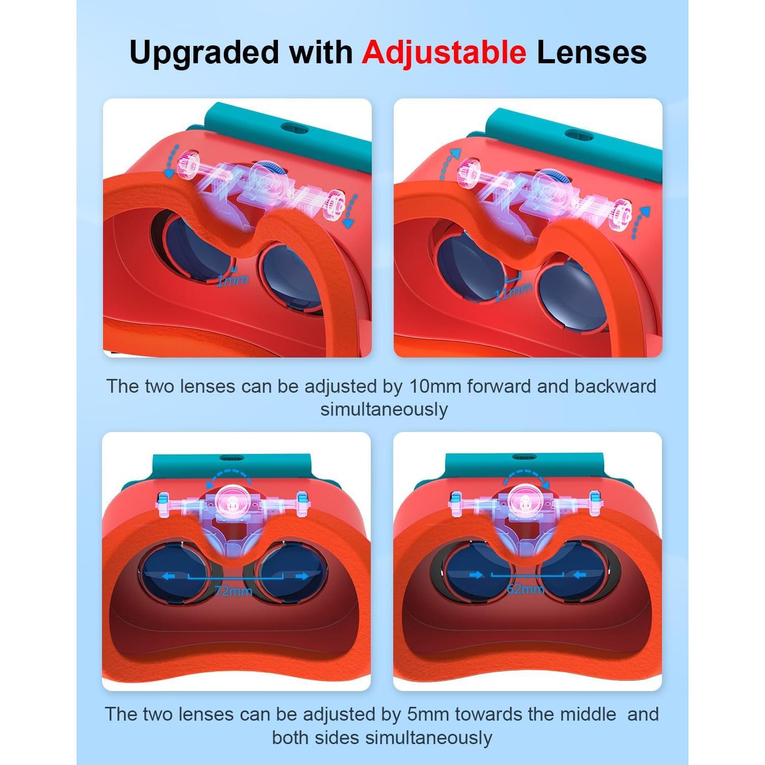 Auriculares VR Nintendo Switch y OLED STARTRC con lente ajustable