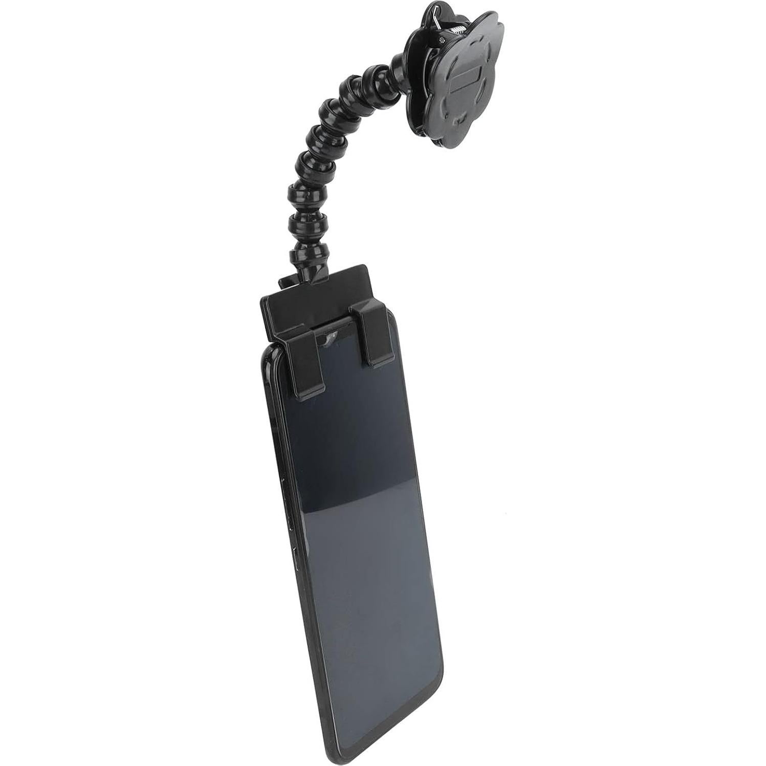 Palo para Selfies de Mascotas ZJchao con Clip Flor Negro