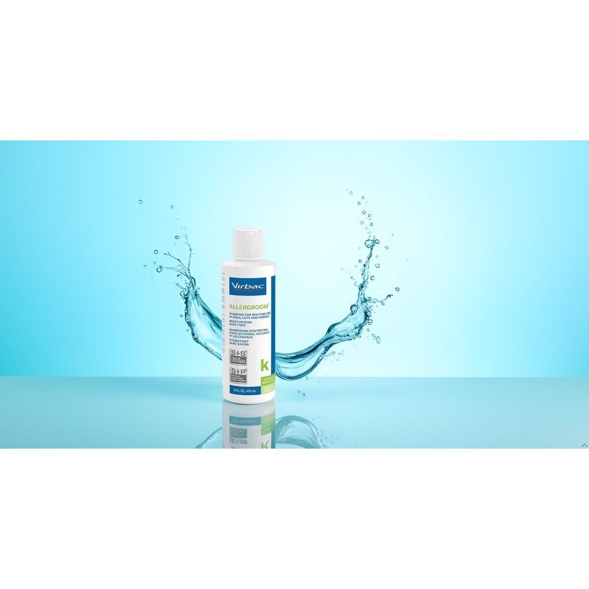 Champú para mascotas Virbac Allergroom 473 ml - Piel normal o seca