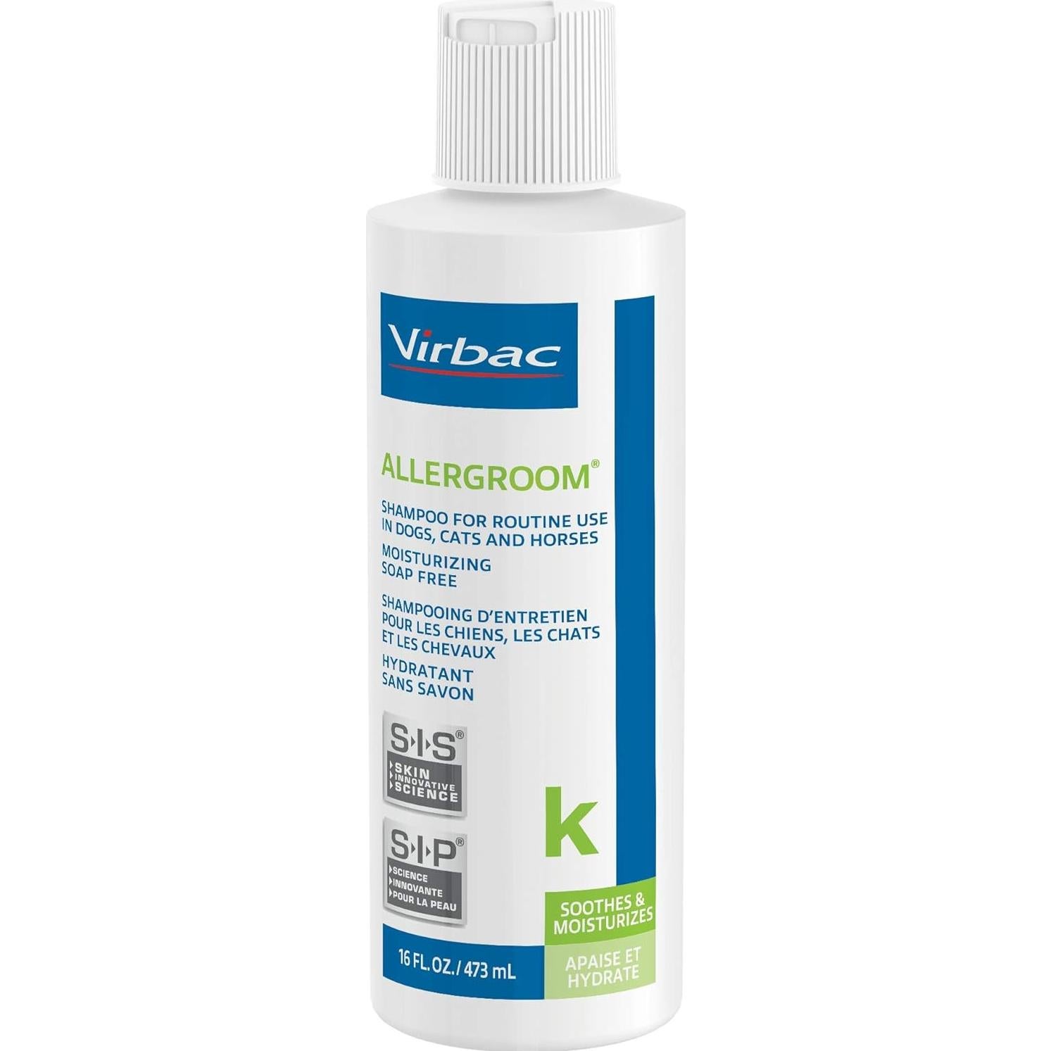 Champú para mascotas Virbac Allergroom 473 ml - Piel normal o seca