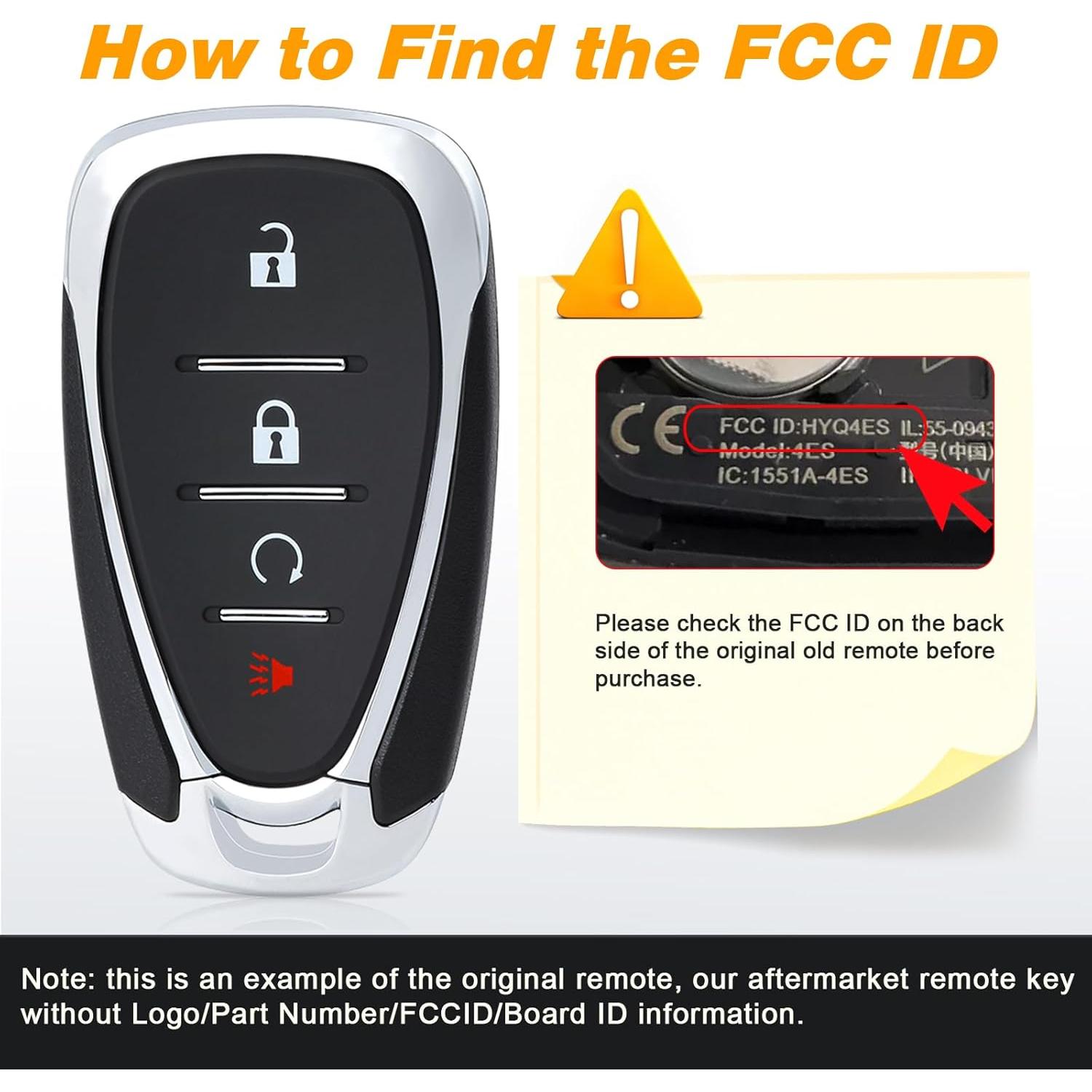 Control Remoto Yewong para Chevy Bolt EUV EV 2022-2023