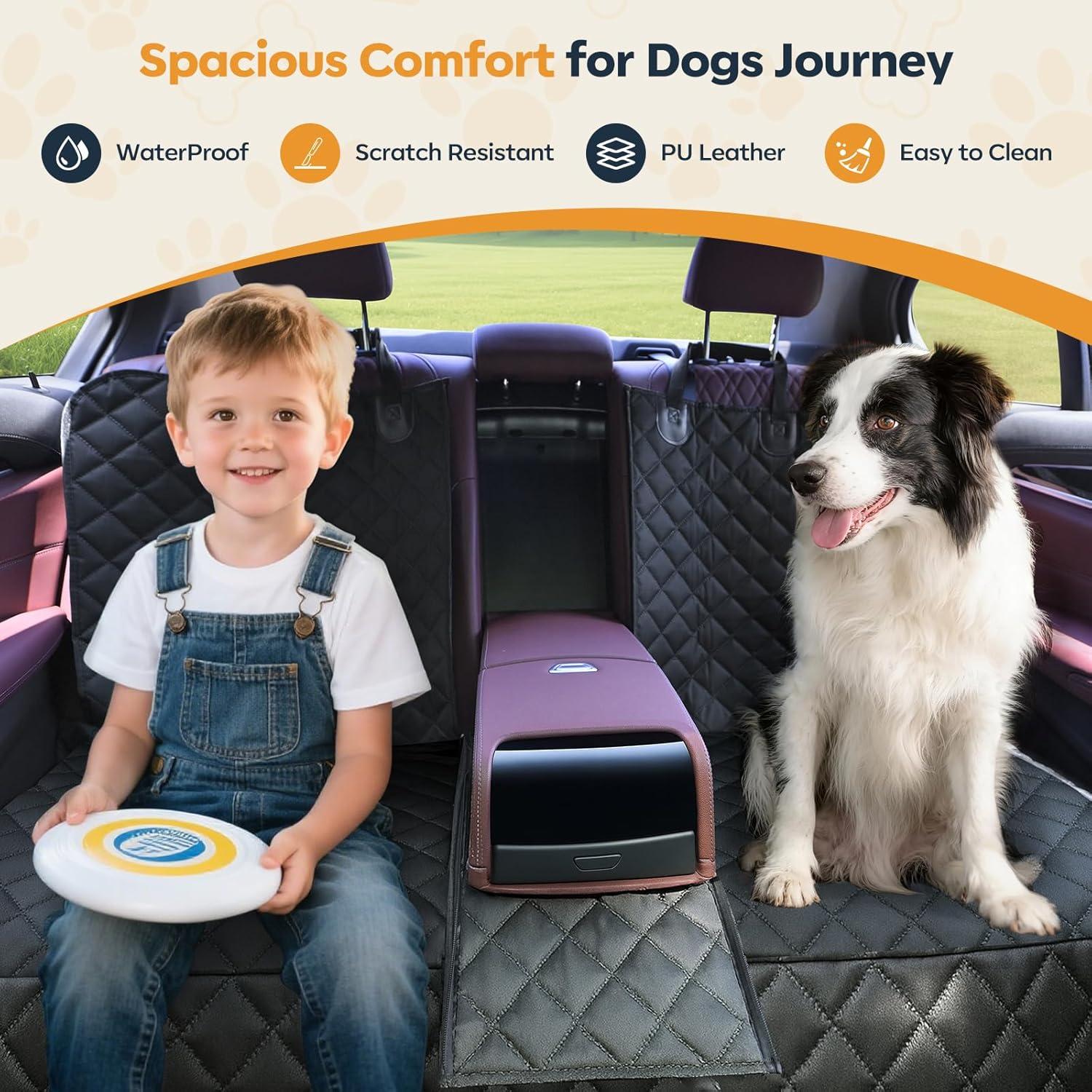 Funda de Asiento para Perros Eamefia Universal Impermeable