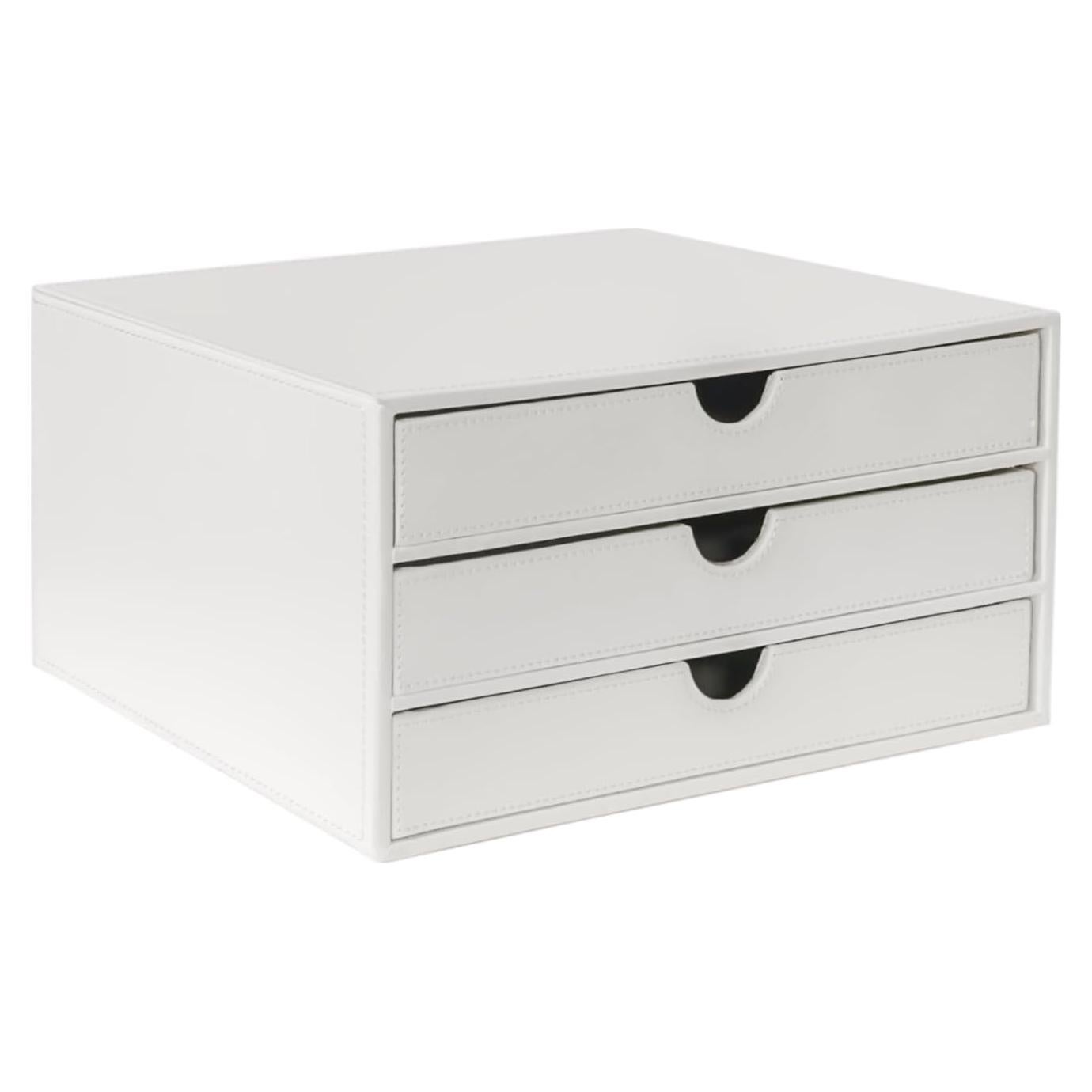 Organizador de Documentos UnionBasic 3 Cajones Blanco