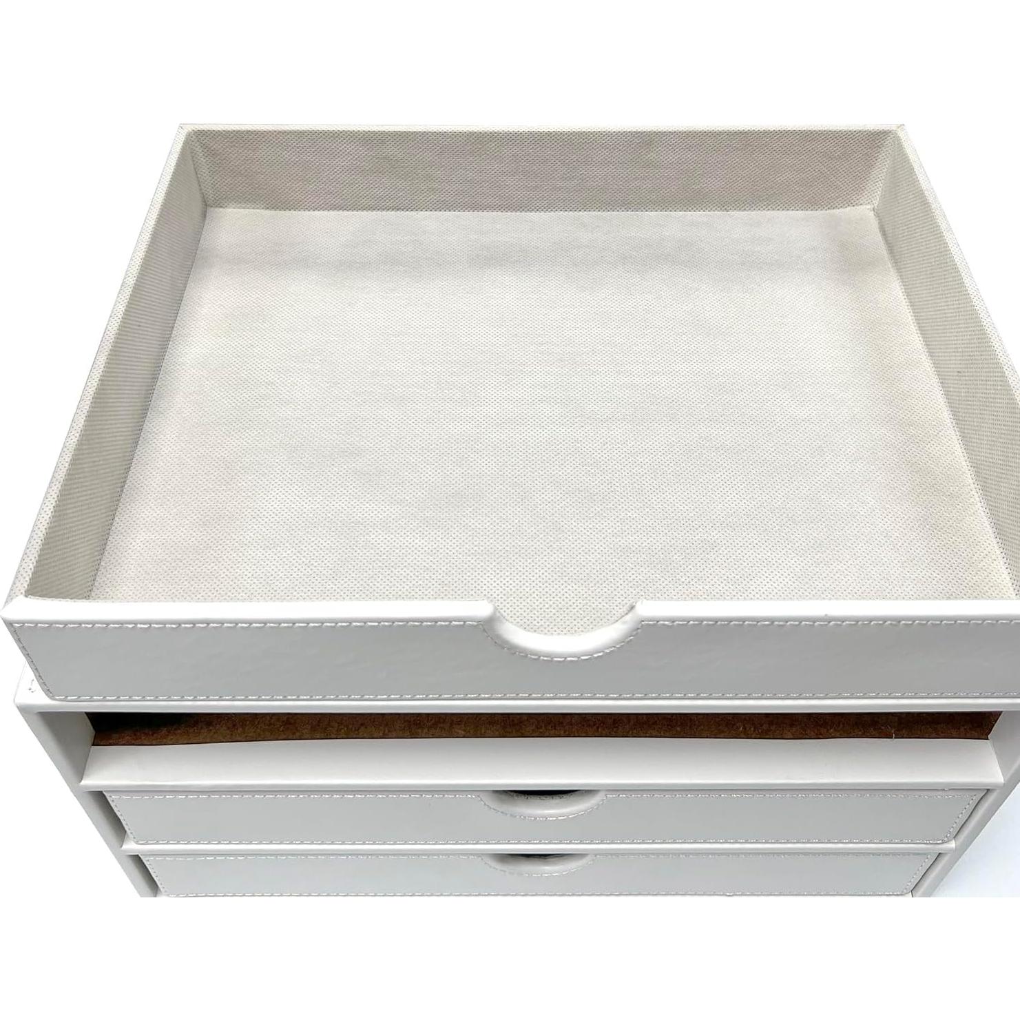 Organizador de Documentos UnionBasic 3 Cajones Blanco