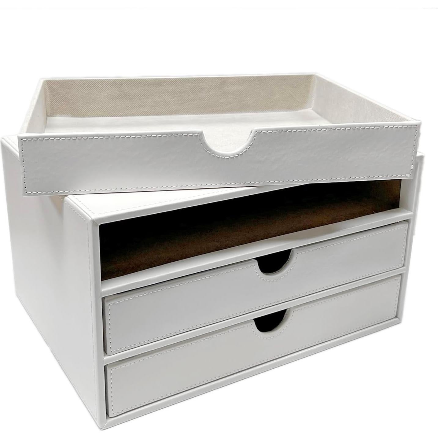 Organizador de Documentos UnionBasic 3 Cajones Blanco