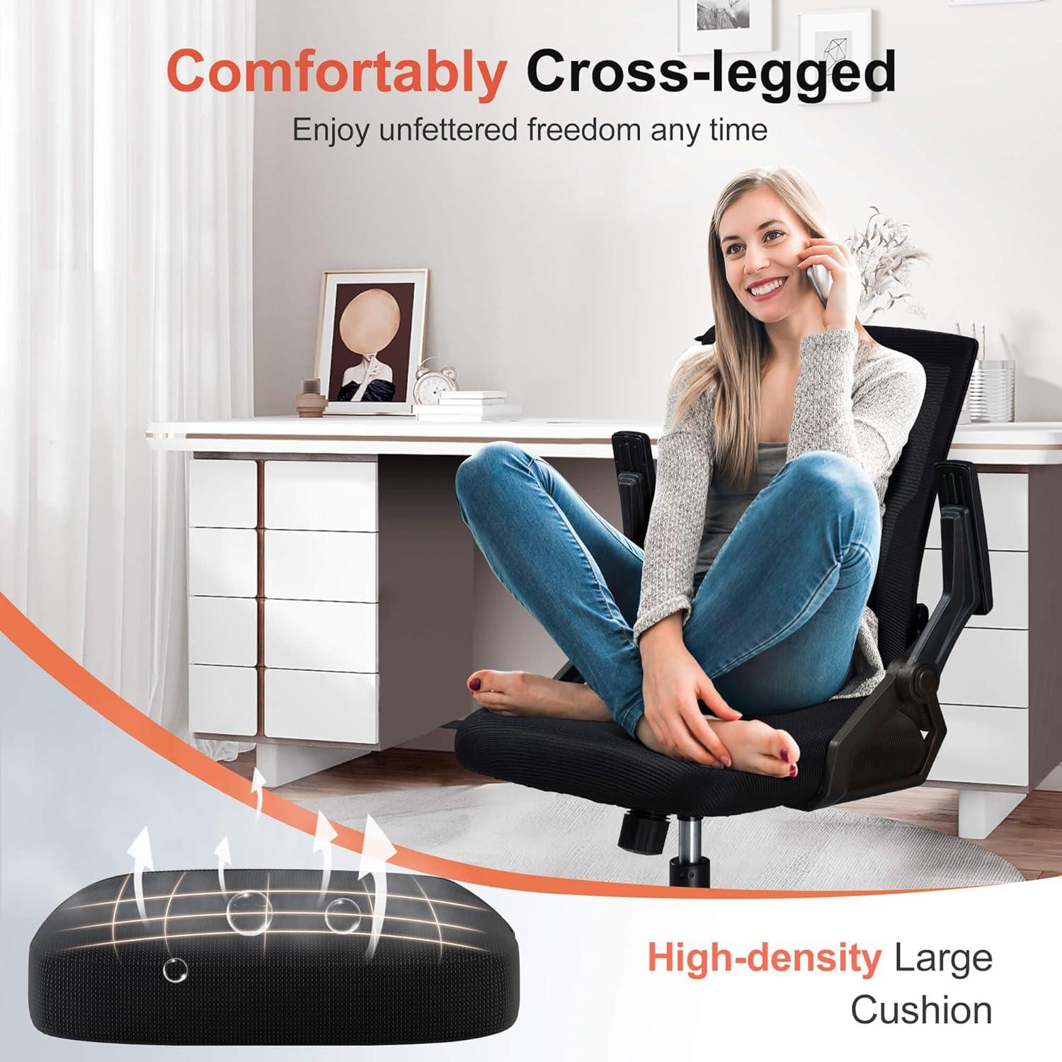 Silla de Oficina Ergonómica GTRACING CH219 Negra con Soporte Lumbar