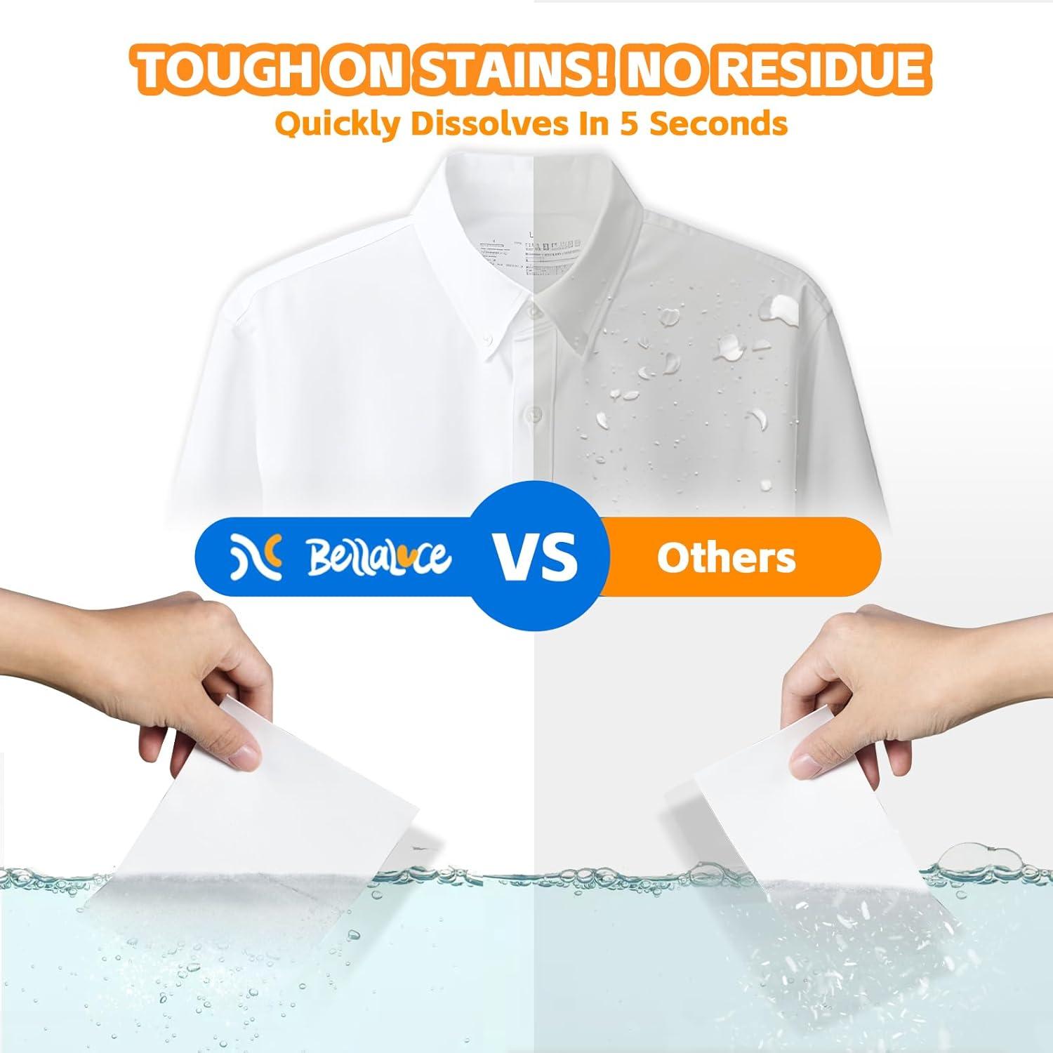 Hojas de detergente ecológicas BellaLuce - 400 cargas, aroma lino