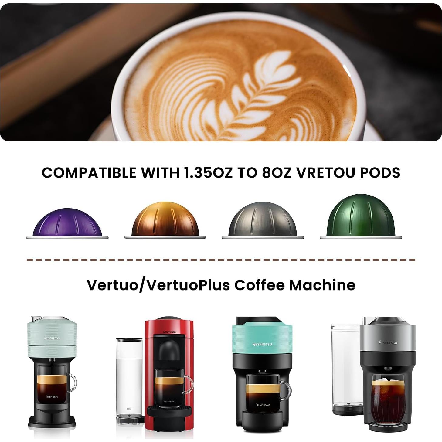Kit de Cápsulas Reutilizables Nespresso Vertuo Tegrace 52 Piezas