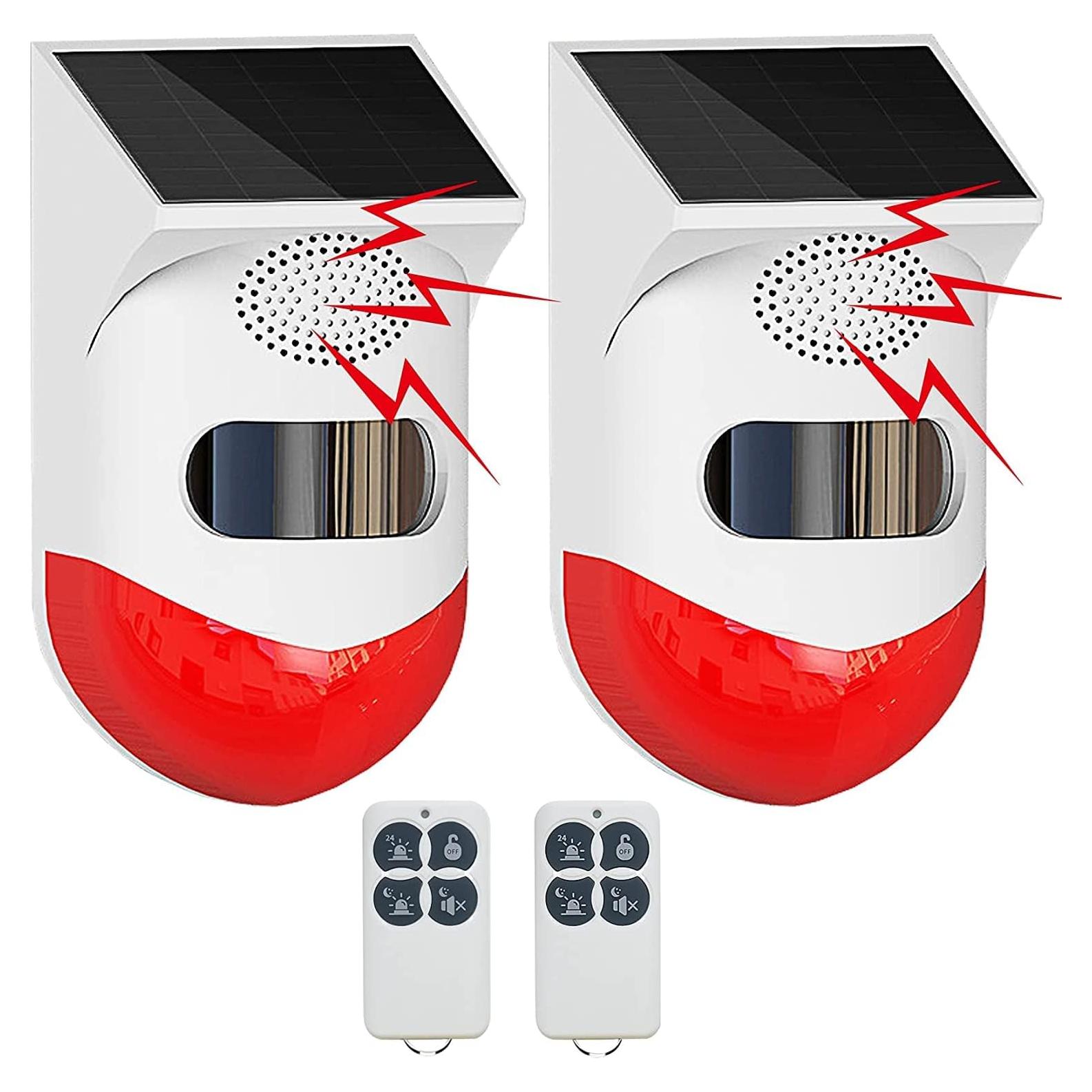 Alarma de Movimiento Solar ChunHee SL07 - 2 Sensibilidad Ajustable