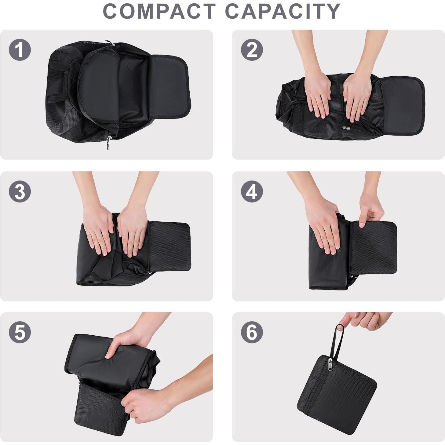 Mochila de viaje plegable 30L resistente al agua Cinco Sustancias