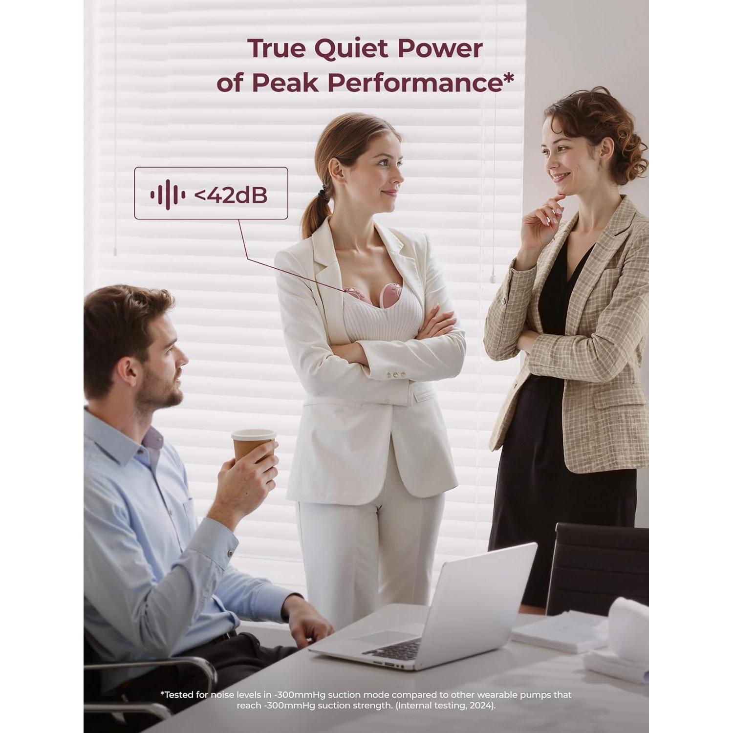 Extractor de Leche Materna Portátil Momcozy M9 Rojo 24mm 2 Paquete