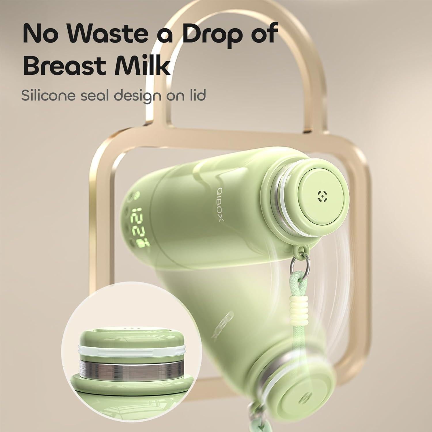 Calentador de Botellas Portátil QIBOX 500ml Carga Rápida 36W