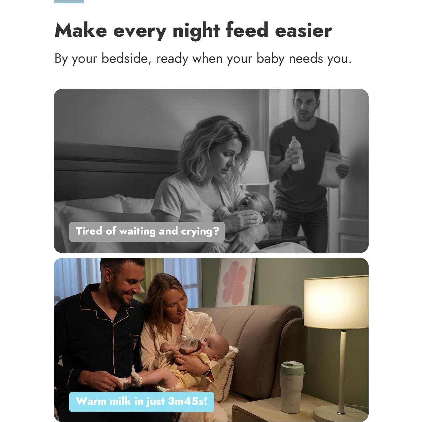 Calentador de Botellas Portátil Papablic 85W con Esterilizador