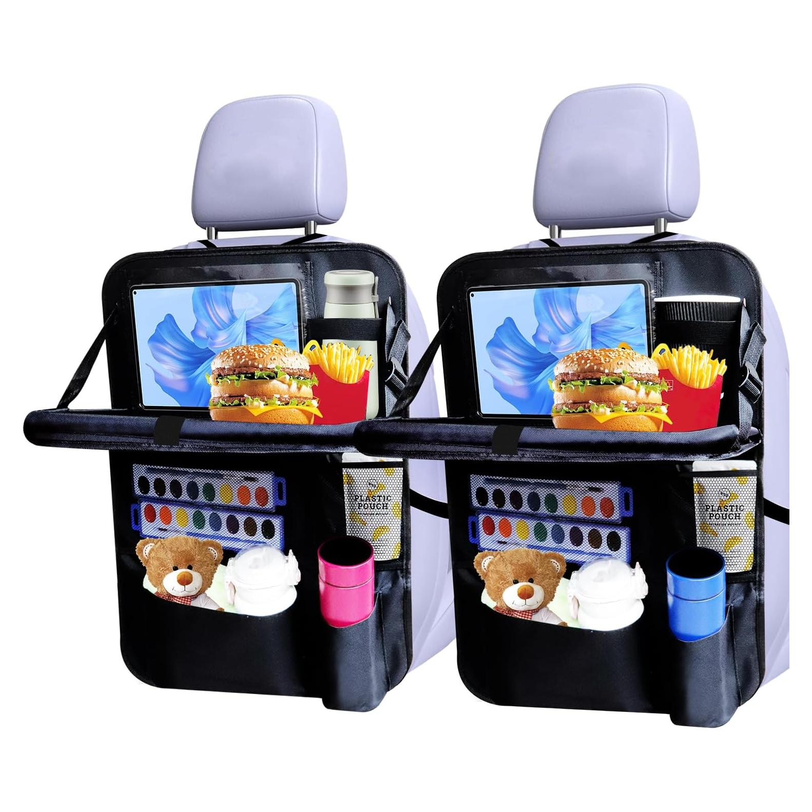 Organizador de Asiento Trasero de Coche Rzoixuur 2-Pack 9 Bolsillos