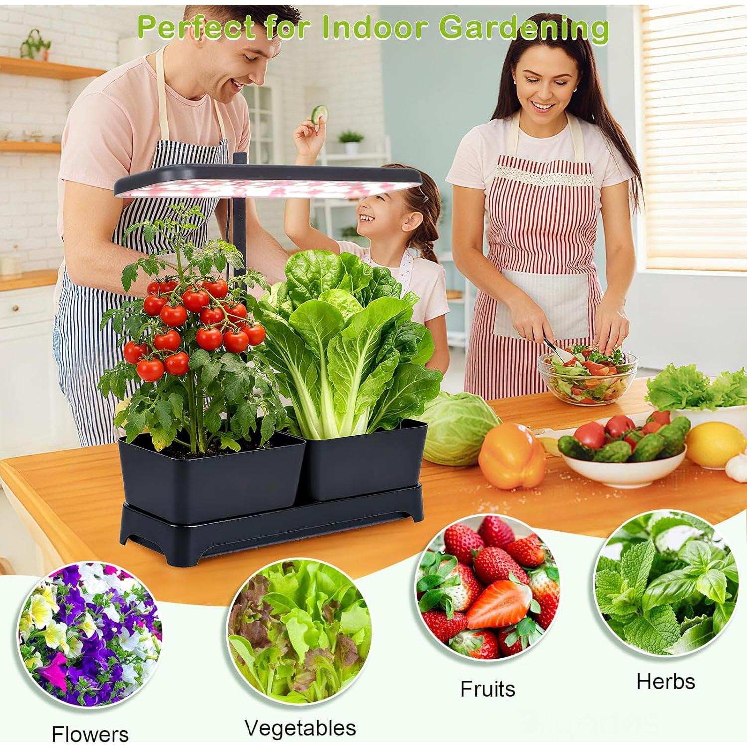 Luz de Cultivo LED Oliz para Jardín Interior 40.6x16x18 cm