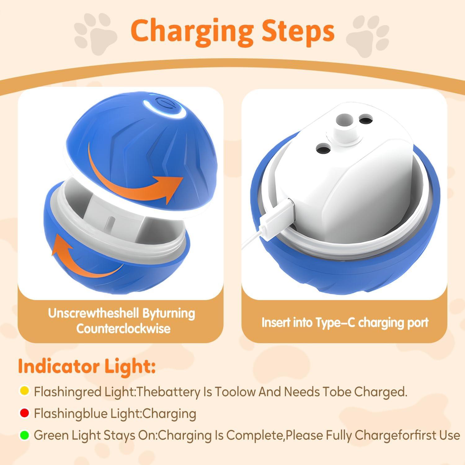 Pelota Saltarina Automática para Perros FANSUIT Verde