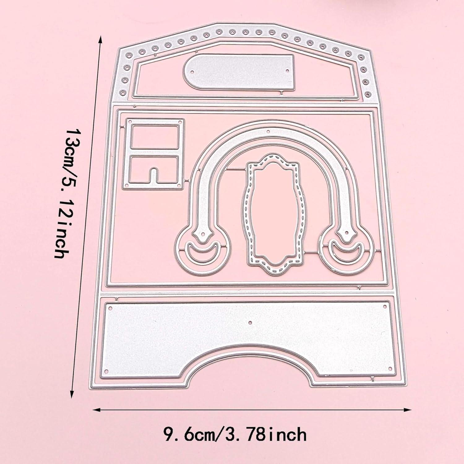 Troquel de Metal AlinaCraft para Tarjetas de Regalo 5x12.7cm