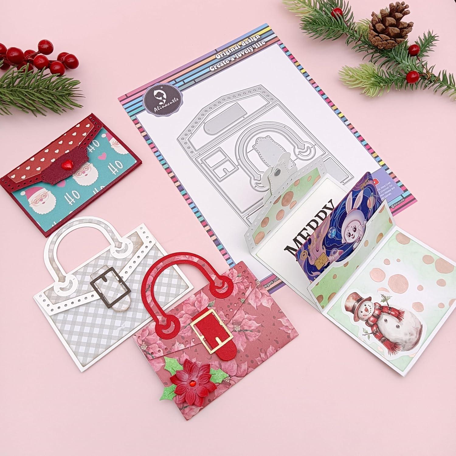 Troquel de Metal AlinaCraft para Tarjetas de Regalo 5x12.7cm