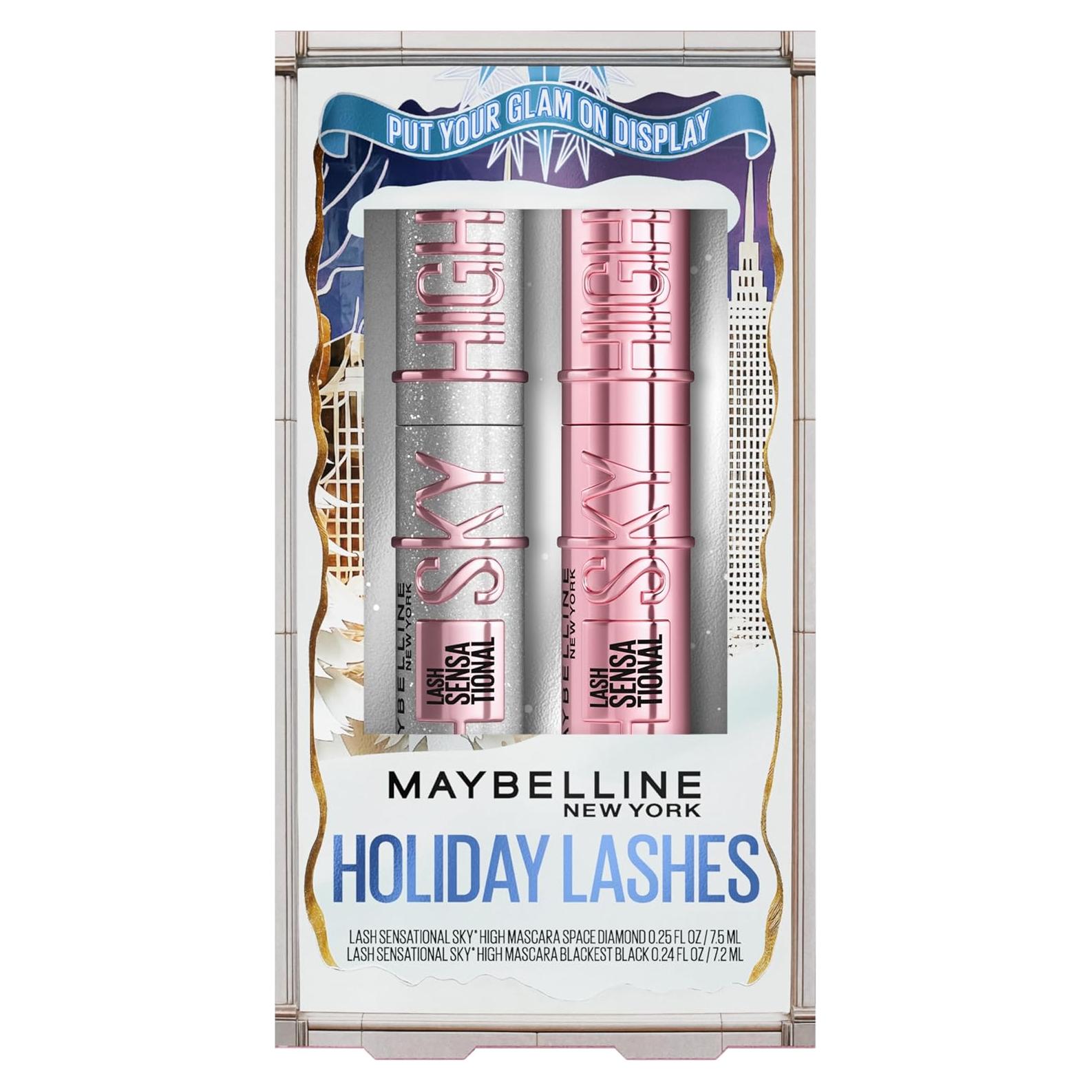 Kit de Maquillaje Festivo Maybelline Sky High - 2 Máscaras