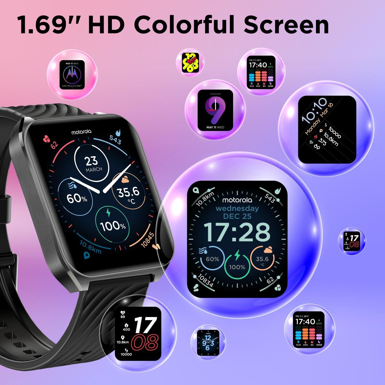 Reloj Inteligente Motorola Moto Watch 70 - Salud y Fitness