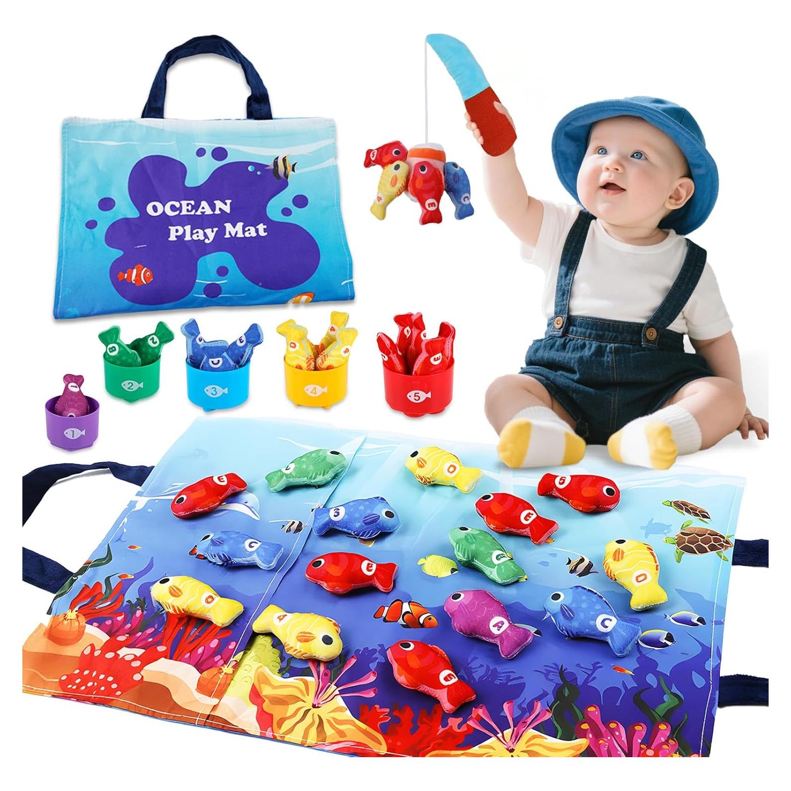 Juego de Pesca Montessori M SANMERSEN para Niños 1-3 Años