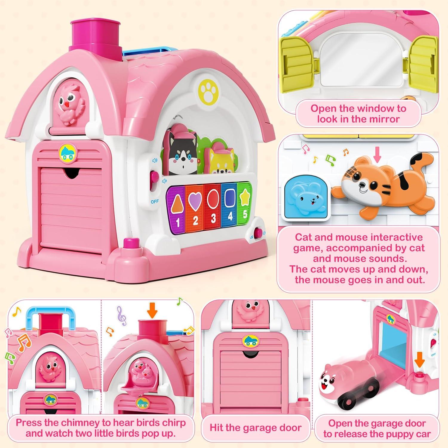 Casa Musical Montessori ShyLizard para Niñas 1-2 Años