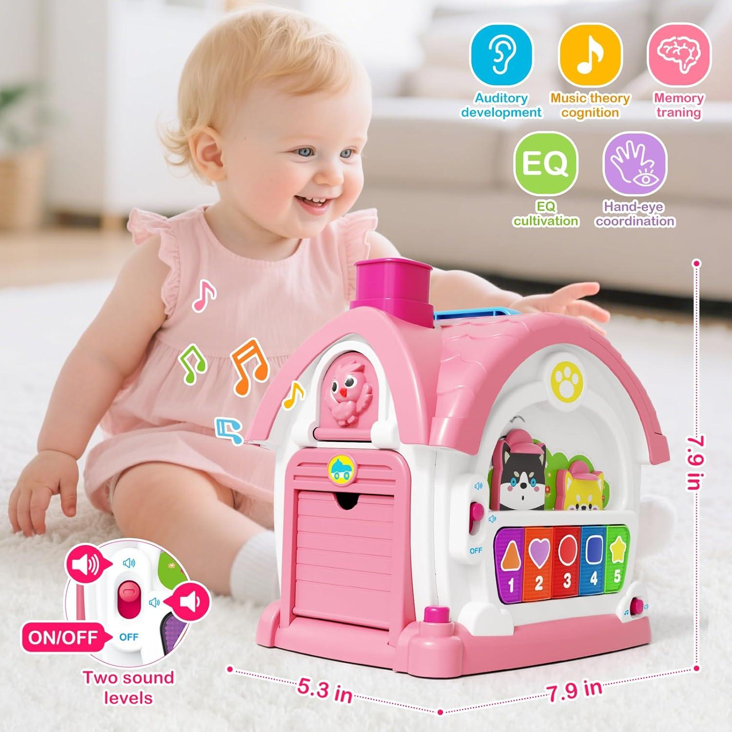 Casa Musical Montessori ShyLizard para Niñas 1-2 Años