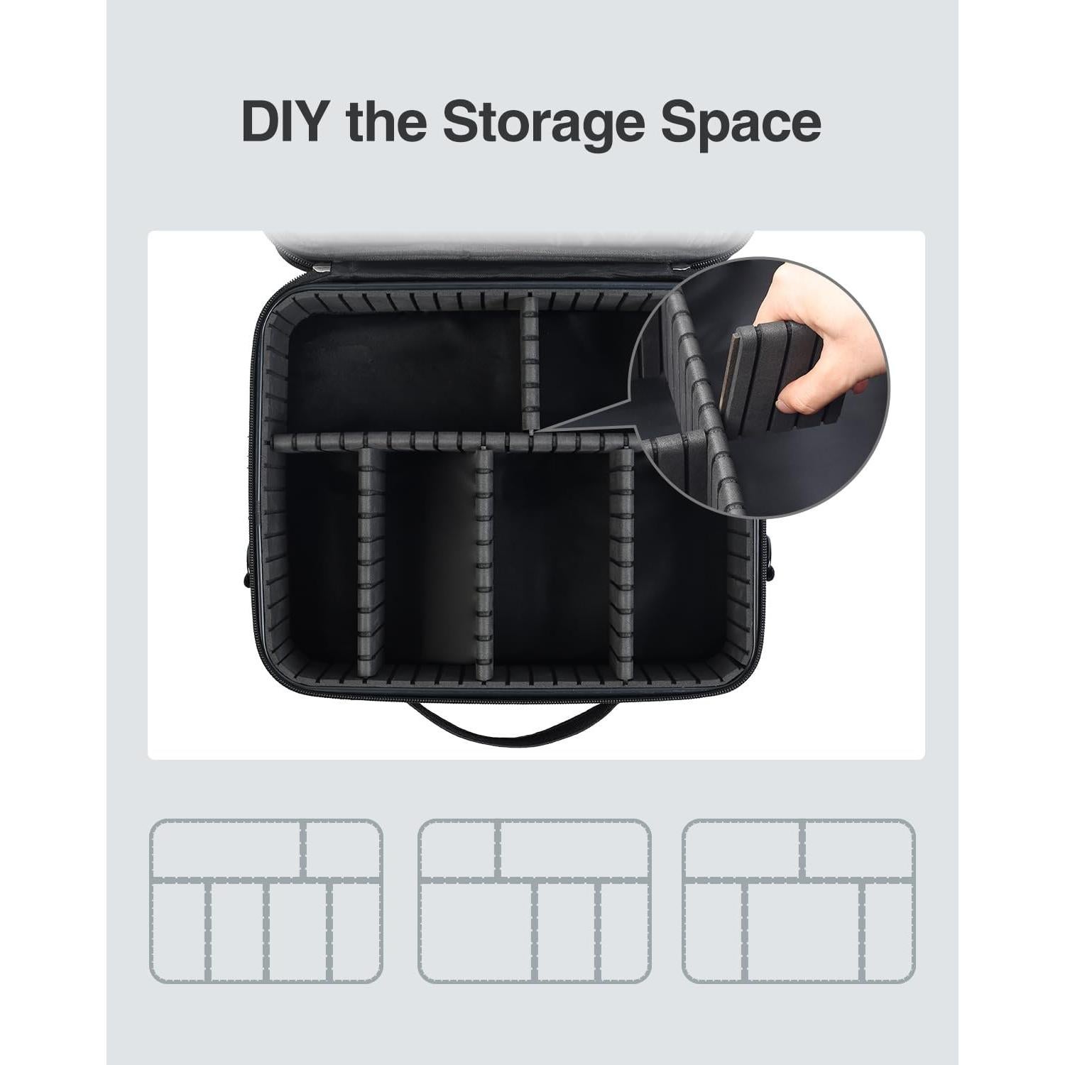 Organizador Electrónico Luxtude Grande 33x26.9cm Negro