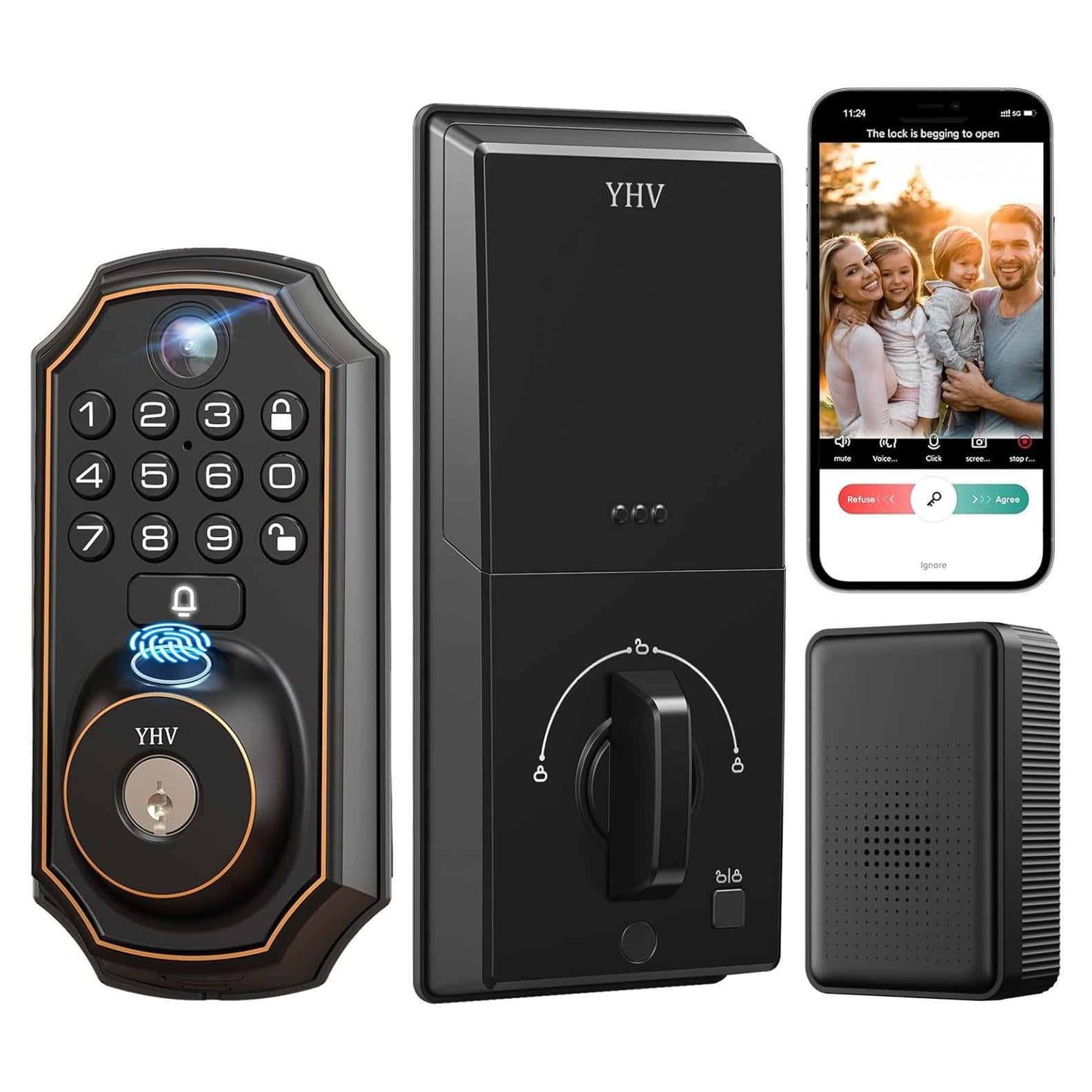 Cerradura Inteligente YHV CA-01 con Huella y APP