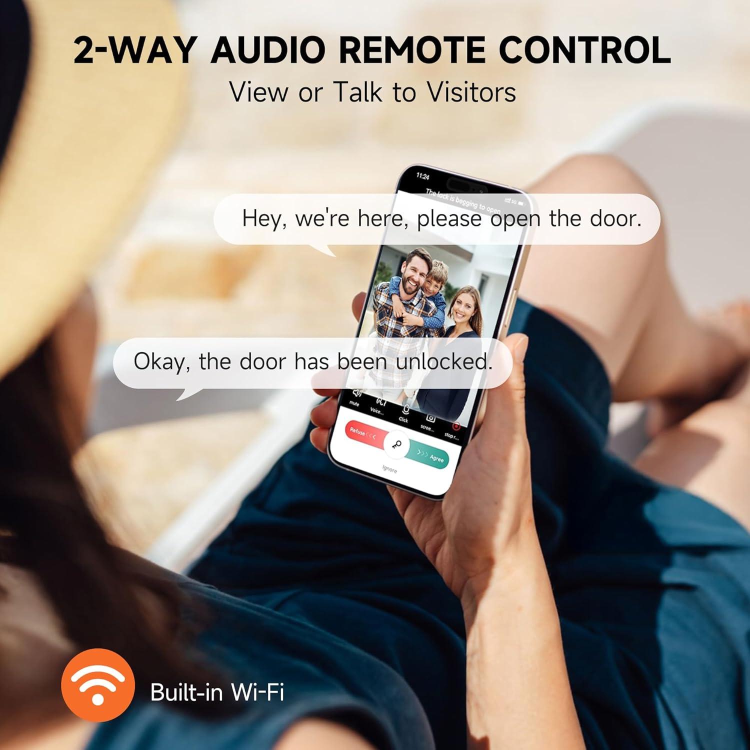 Cerradura Inteligente YHV CA-01 con Huella y APP