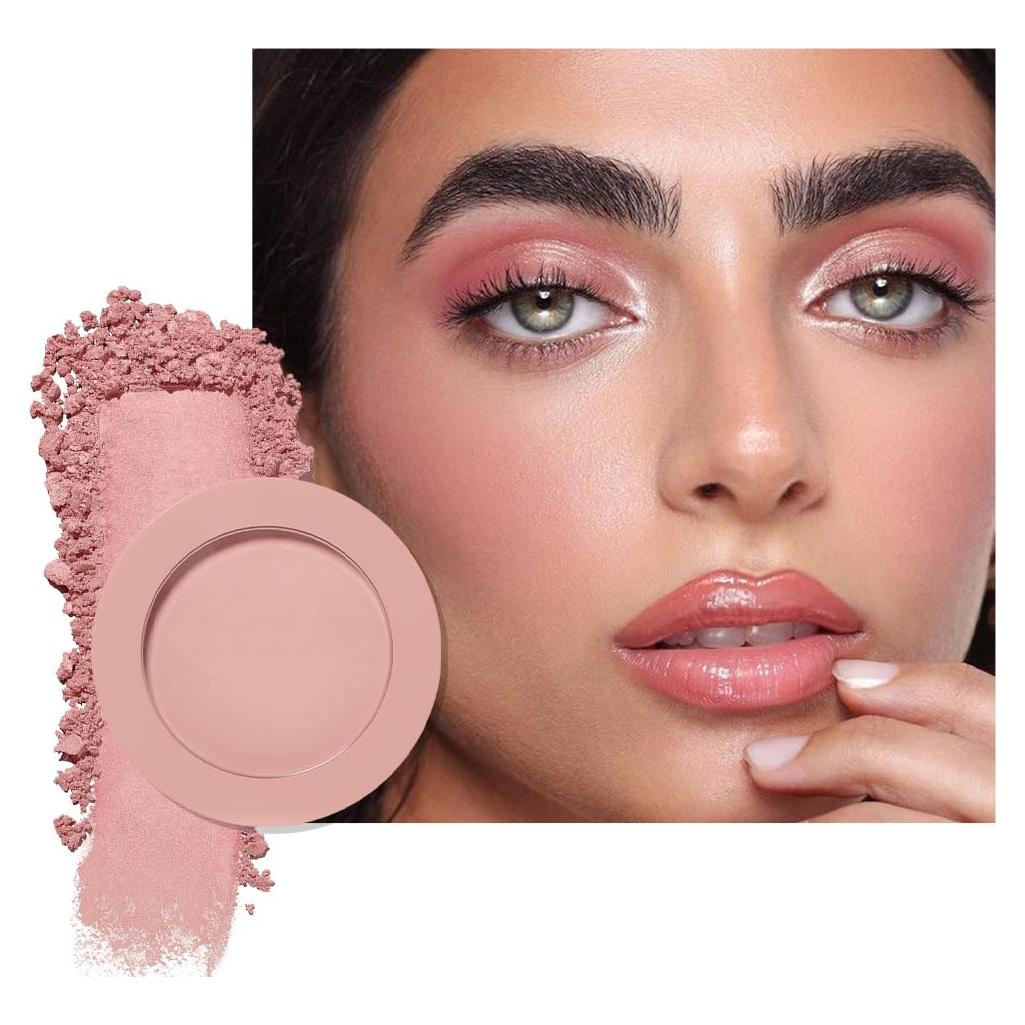 Rubor Mate Rosa Suave HHLTOH 6x6cm 7g - Larga Duración