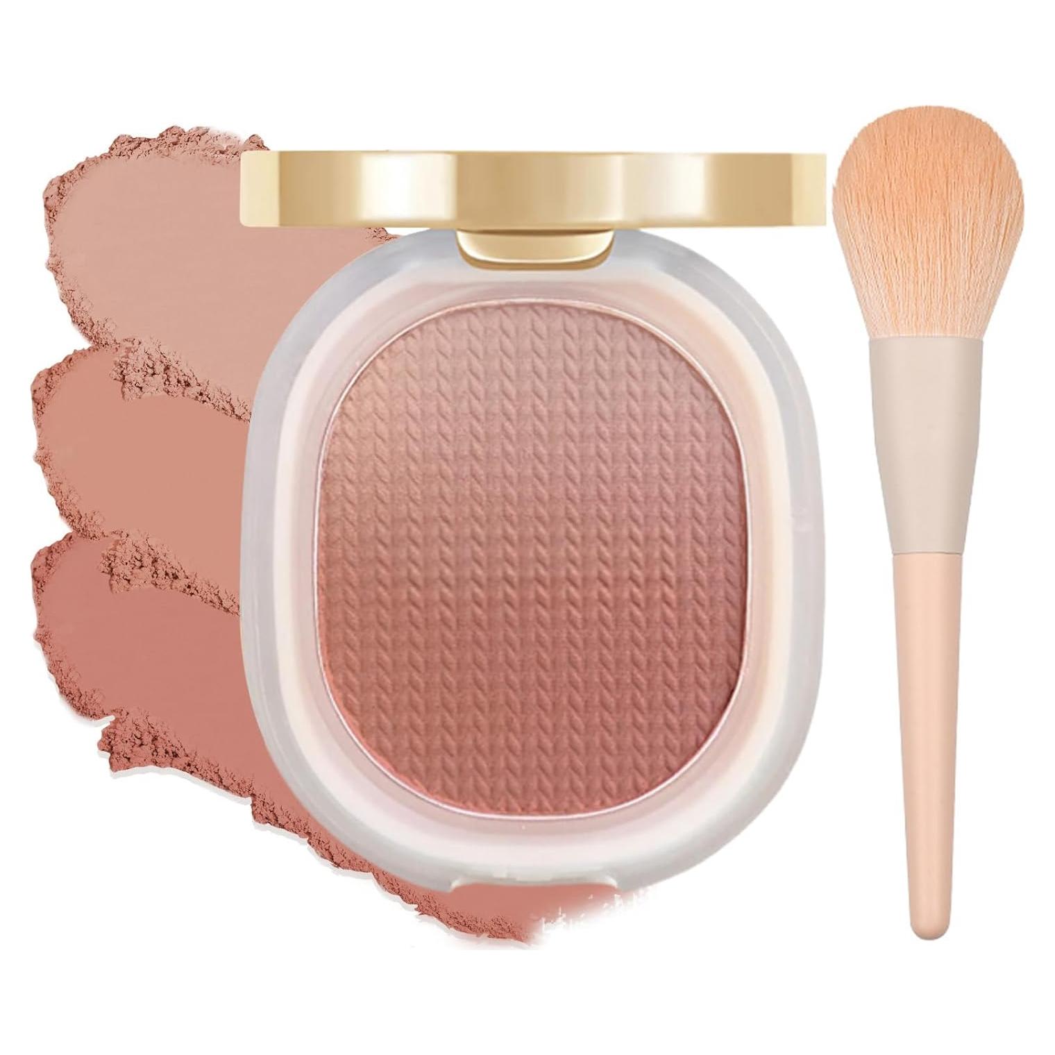 Polvo Rubor Mate Lilyloria 03 Rosa Ciruela 91g Sin Talco